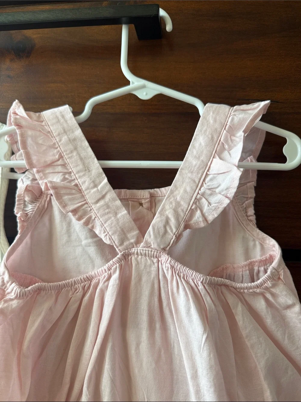 H&M Pink & Cream Button-Front Summer Dresses for Girls 3T NWT
